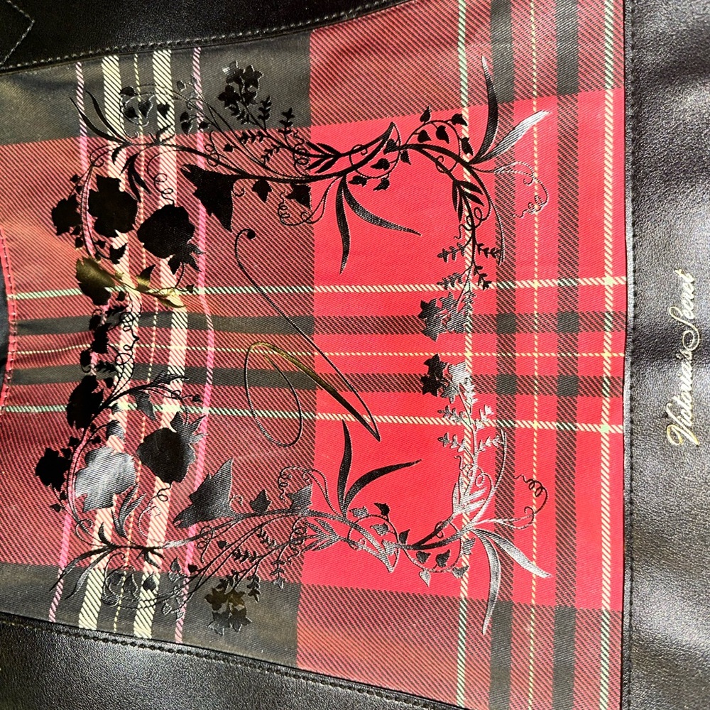Victoria secret Plaid Red and Black Shoulder Bag